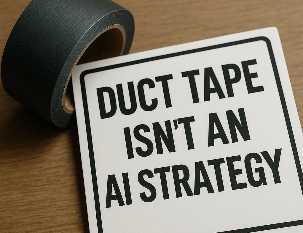 "AI Duct Tape" Isn't An AI Strategy
