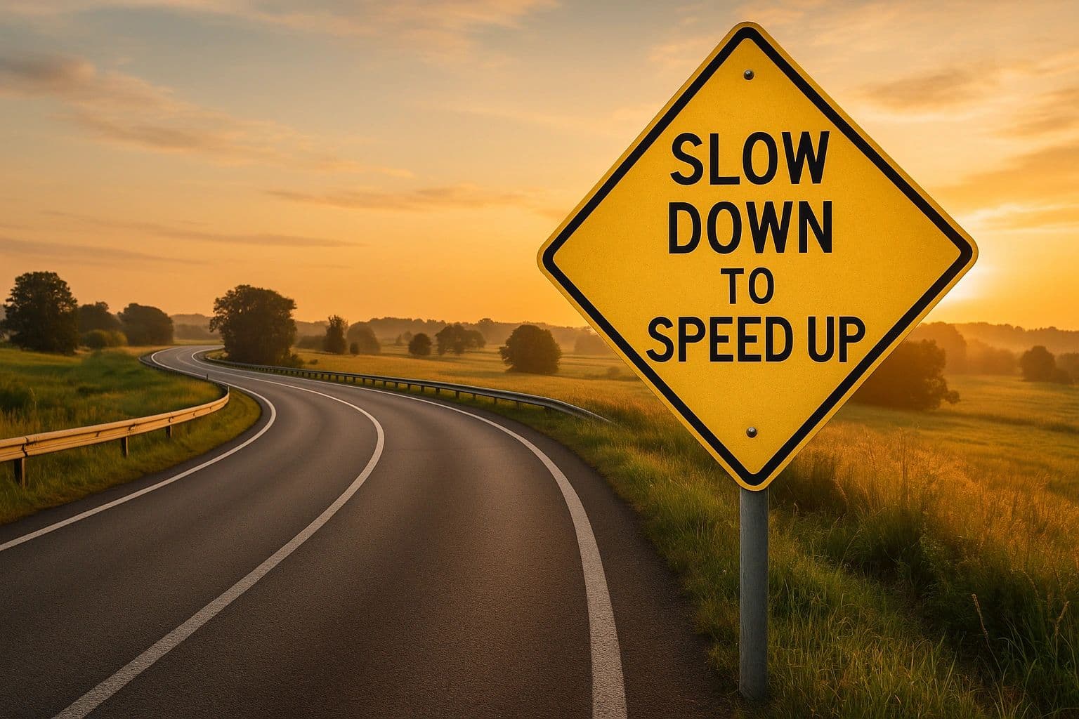 Slowing Down to Speed Up